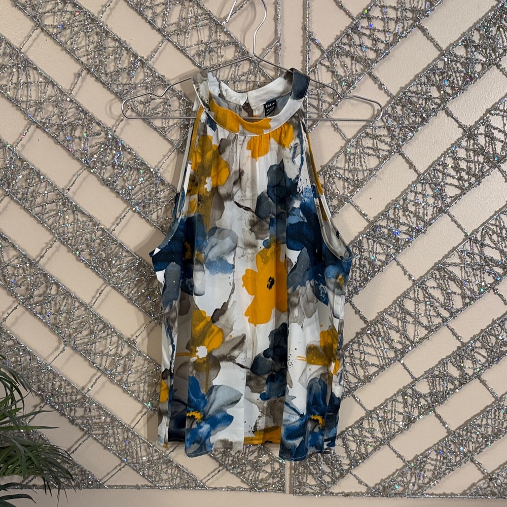 SHEIN Multicolor Patterned Top